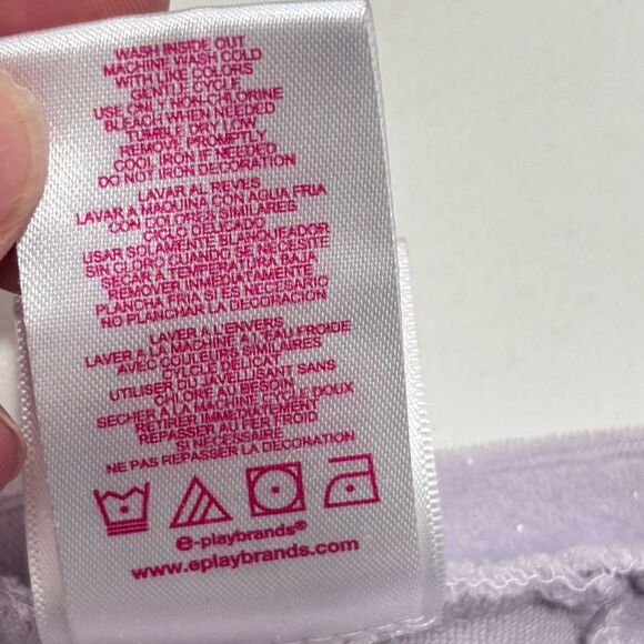 Hello Kitty Toddler Girls Purple Lavender Long Sleeve Soft Velour Sweatshirt 3T - Picture 13 of 16